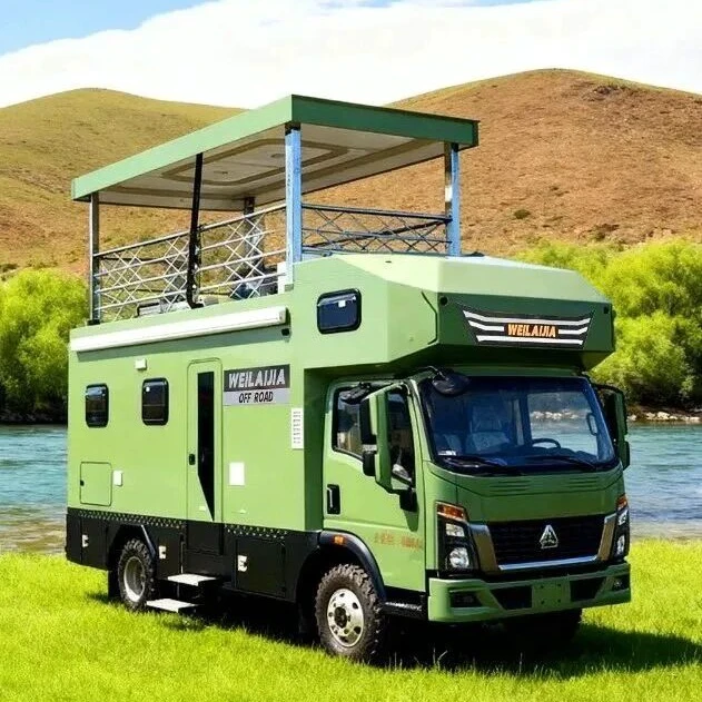 Venda direta de RVs pela fábrica Chengli com teto elevado da Sinotruk Haowo
