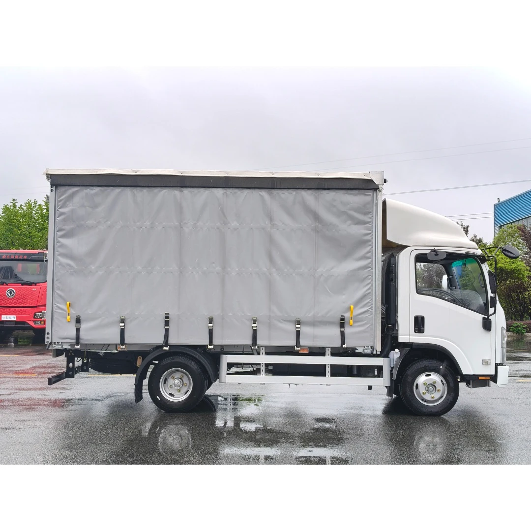 Veículo de cortina lateral Chengli Isuzu KV100