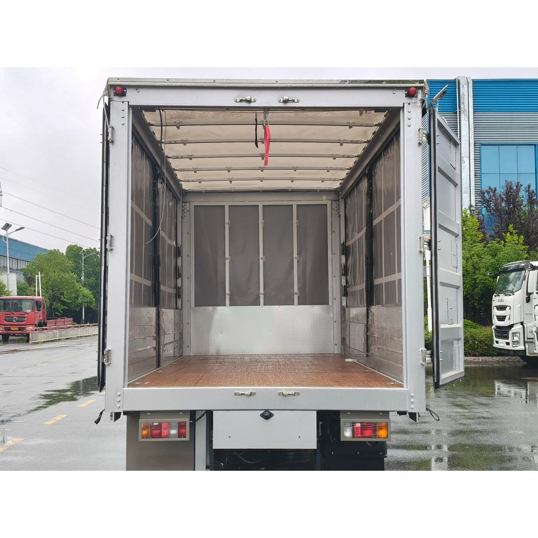 Veículo de cortina lateral Chengli Isuzu KV100