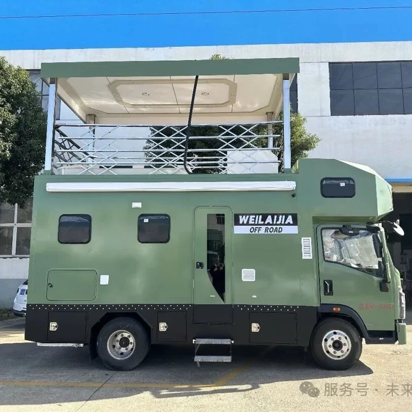 Venda direta de RVs pela fábrica Chengli com teto elevado da Sinotruk Haowo