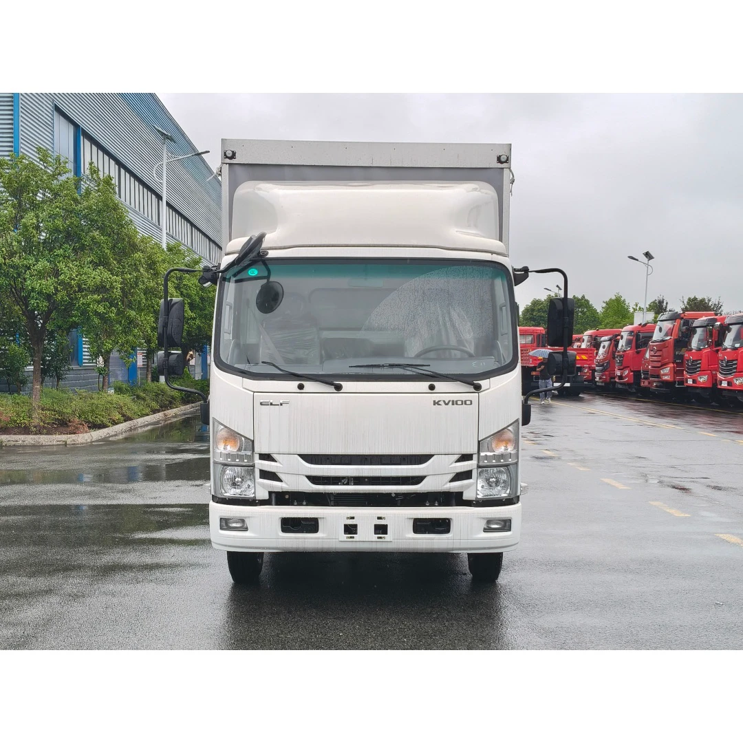 Veículo de cortina lateral Chengli Isuzu KV100